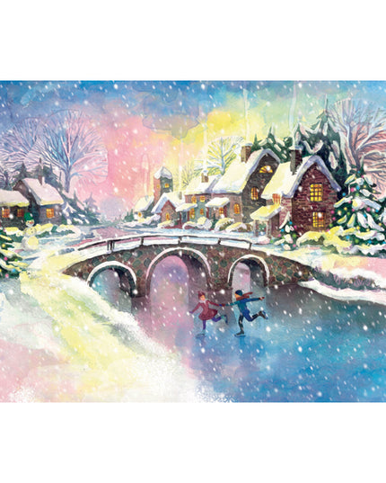 wenskaart winterlandschap