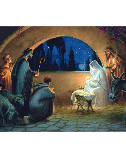 Wenskaart Jozef en Maria avond