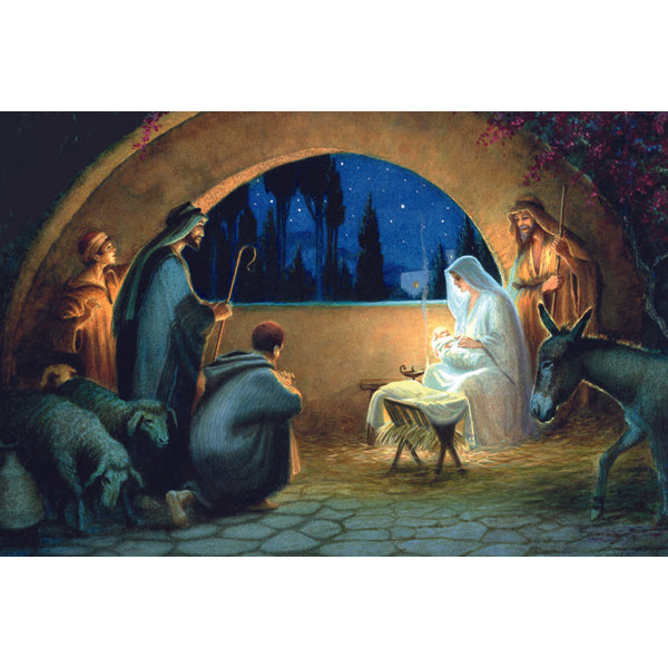 Wenskaart Jozef en Maria avond