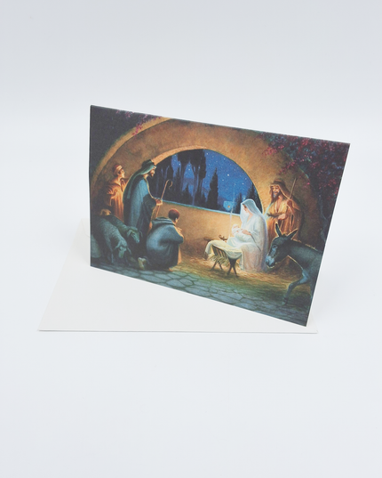 Wenskaart Jozef en Maria avond