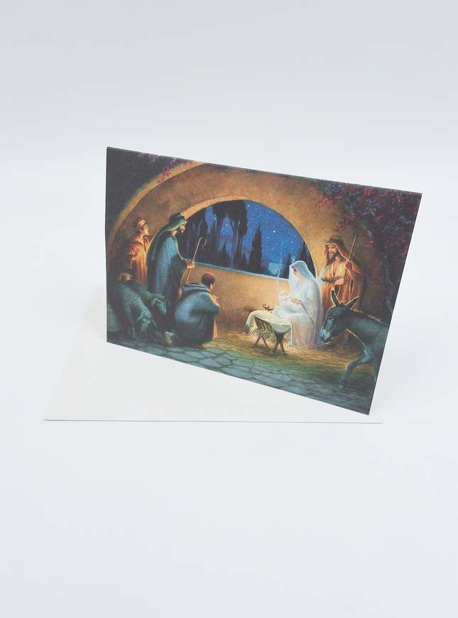 Wenskaart Jozef en Maria avond