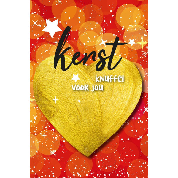 Wenskaart gouden hart