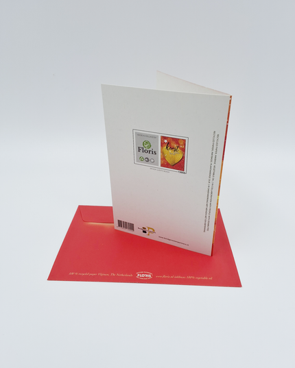 Wenskaart gouden hart