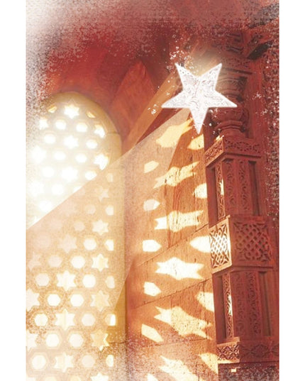 Wenskaart raam en ster