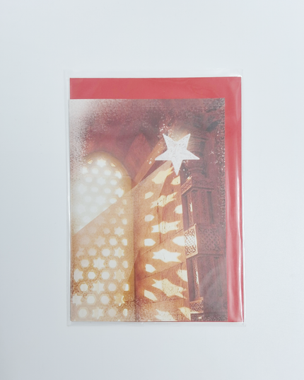 Wenskaart raam en ster