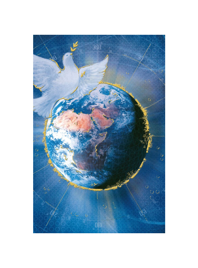 wenskaart wereld vrede