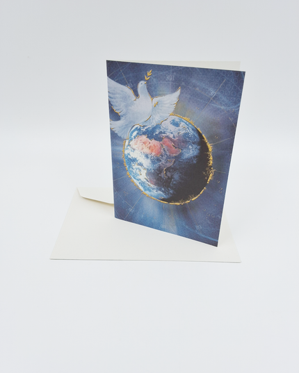 wenskaart wereld vrede