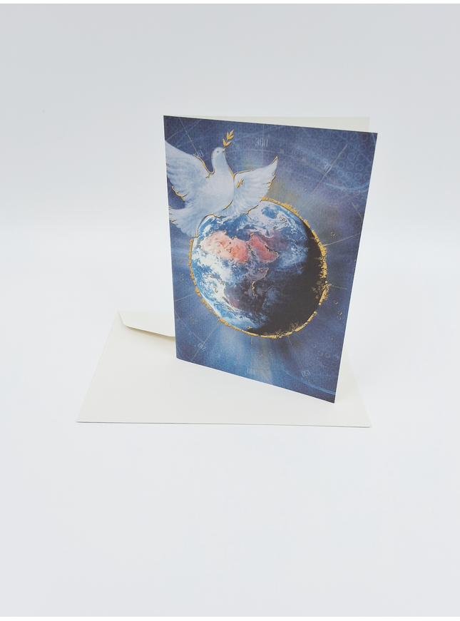 wenskaart wereld vrede