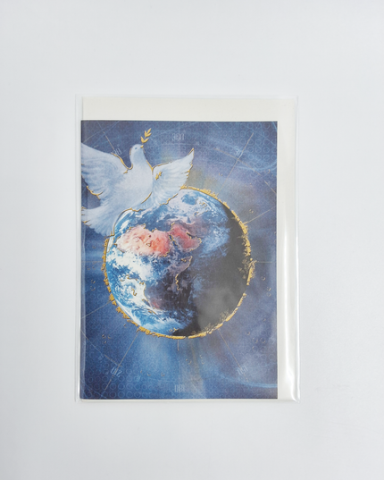 wenskaart wereld vrede