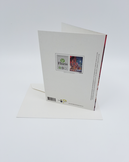 Wenskaart drie koningen in de stad