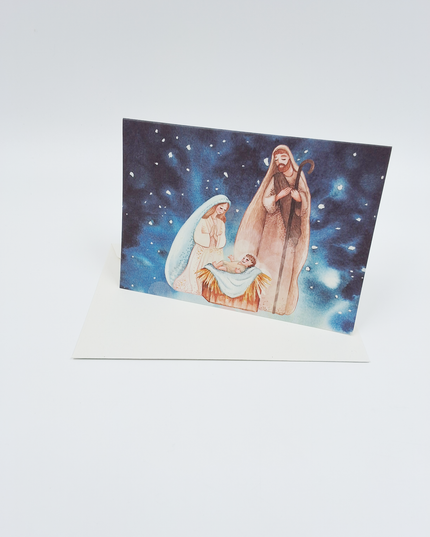 Wenskaart Jozef en Maria