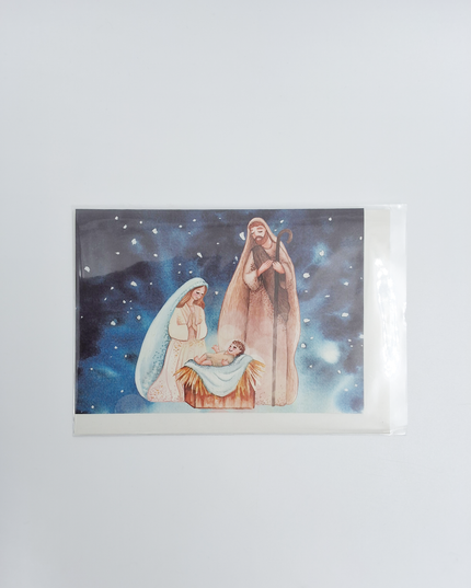 Wenskaart Jozef en Maria