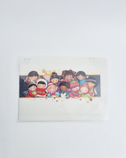 Wenskaart kerstwens kinderen