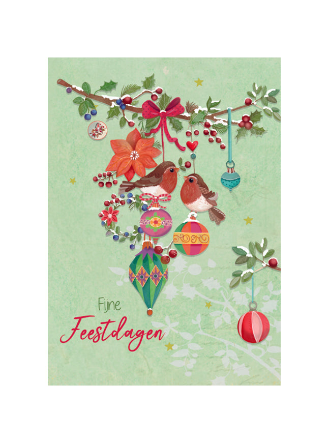 wenskaart vogels en ballen