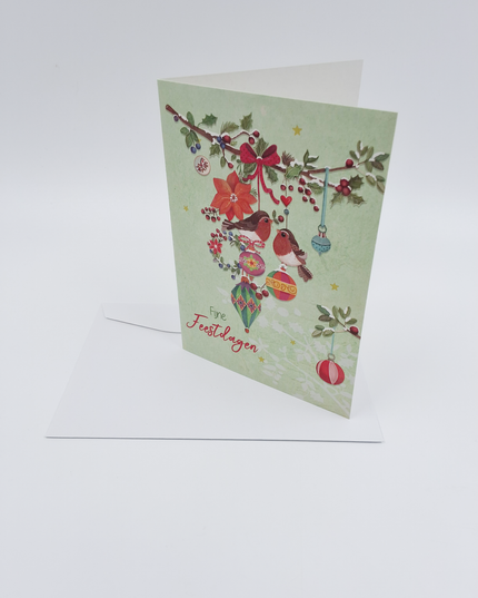 wenskaart vogels en ballen