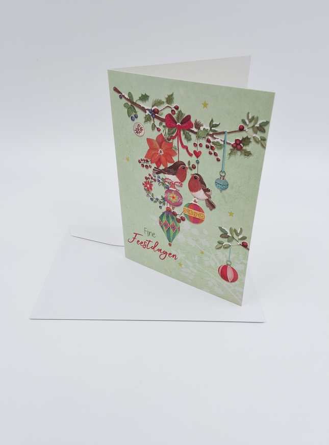 wenskaart vogels en ballen