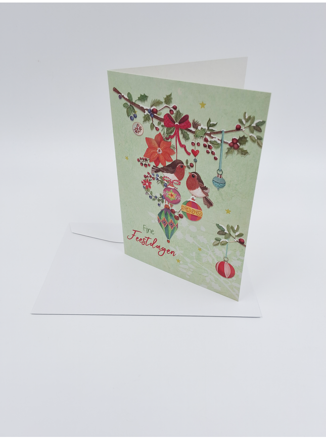 wenskaart vogels en ballen