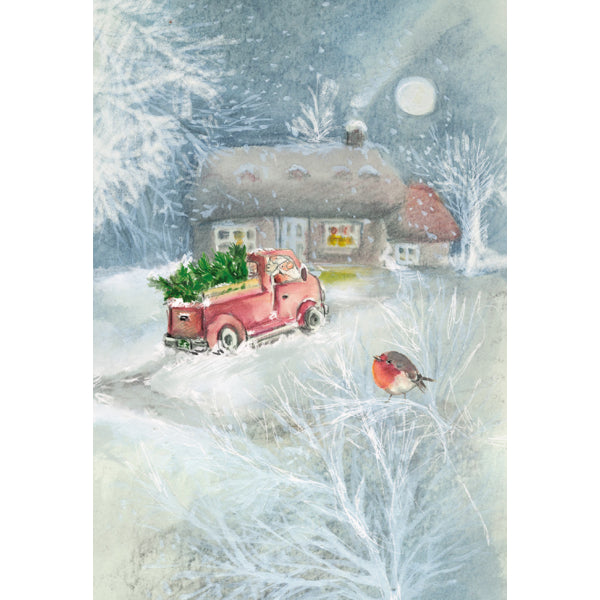 Wenskaart blauwe wereldbol