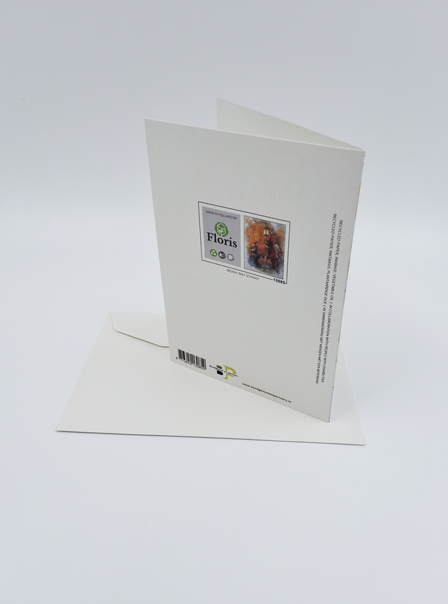 Kerstkaart Jozef en Maria