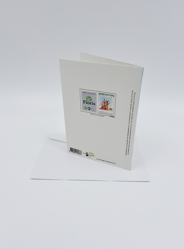 Wenskaart drie koningen in kleur