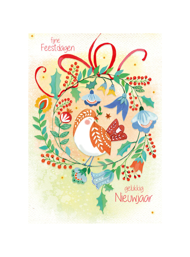 wenskaart vogeltje