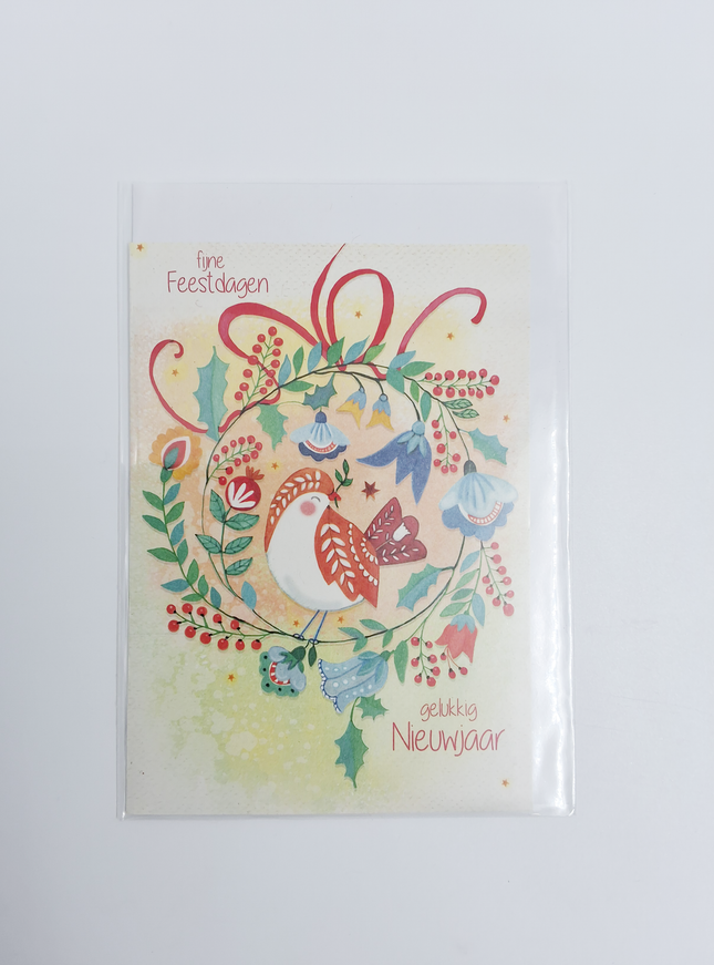 wenskaart vogeltje