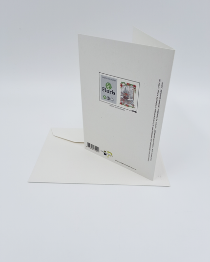 Wenskaart fiets met kado's