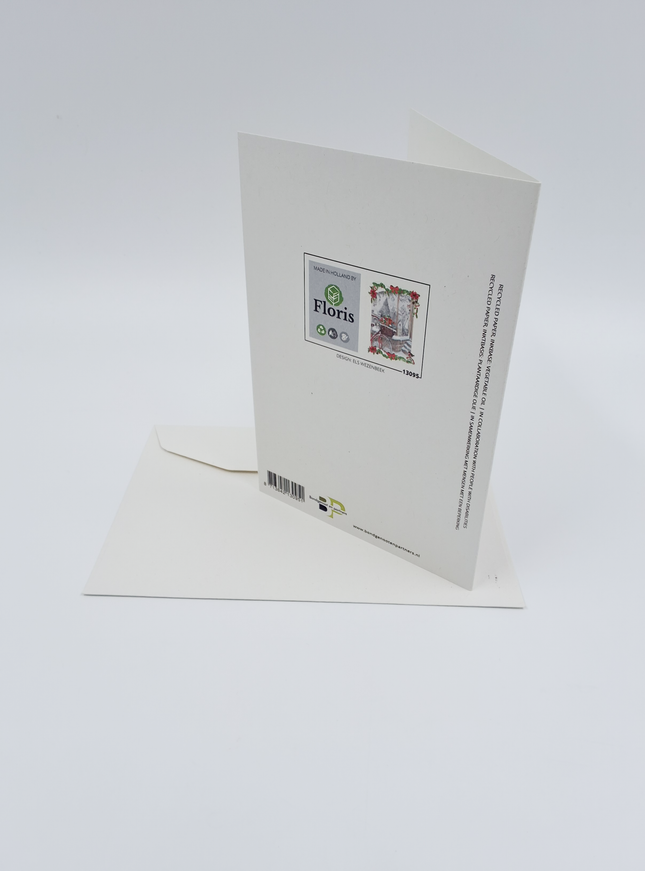 Wenskaart fiets met kado's