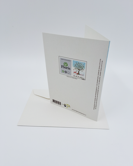 wenskaart vogels en herten