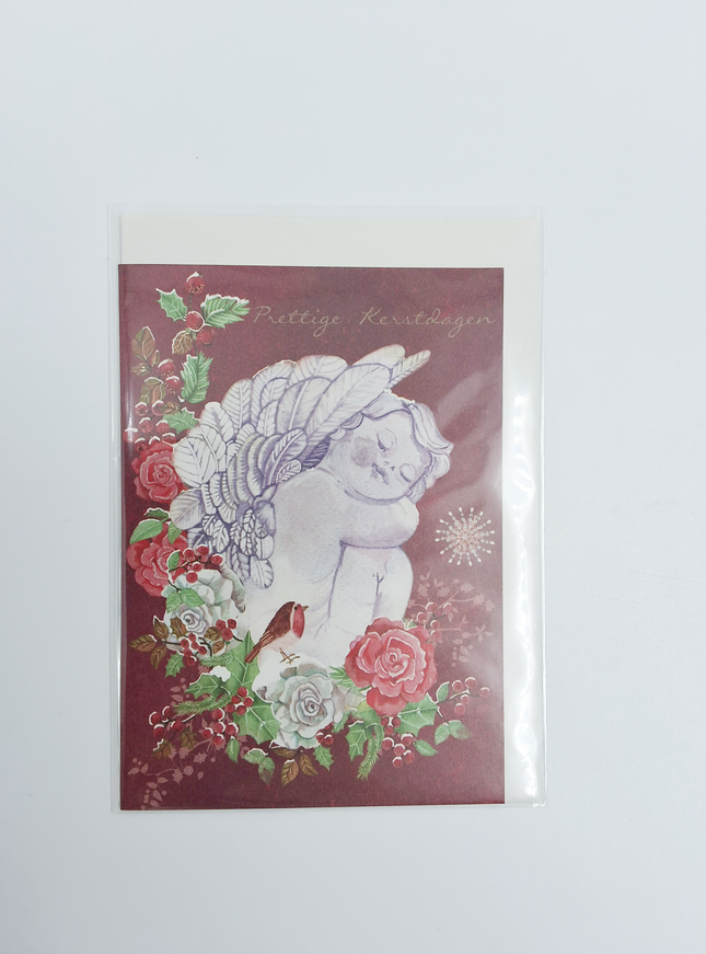 Wenskaart dieren, prettige feestdagen