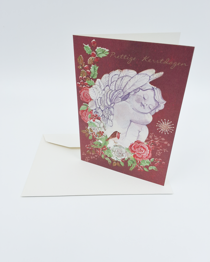 Wenskaart dieren, prettige feestdagen