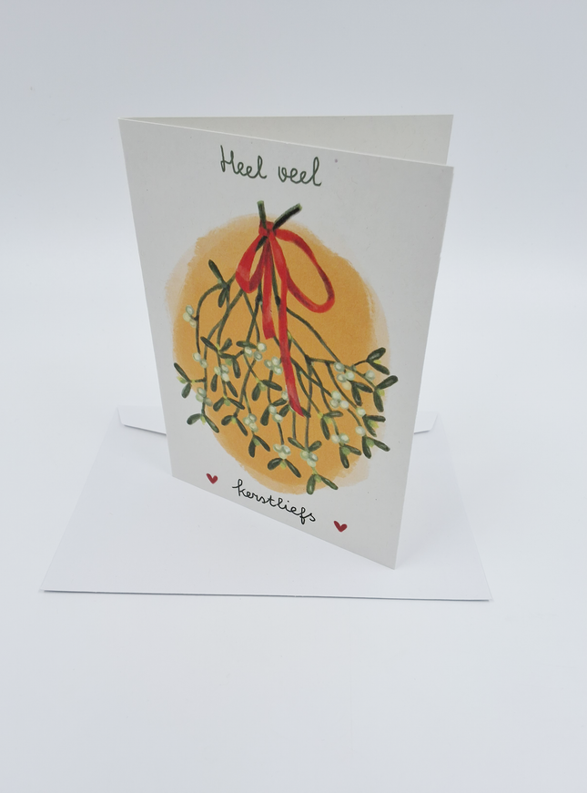 Wenskaart heel veel kerstliefs