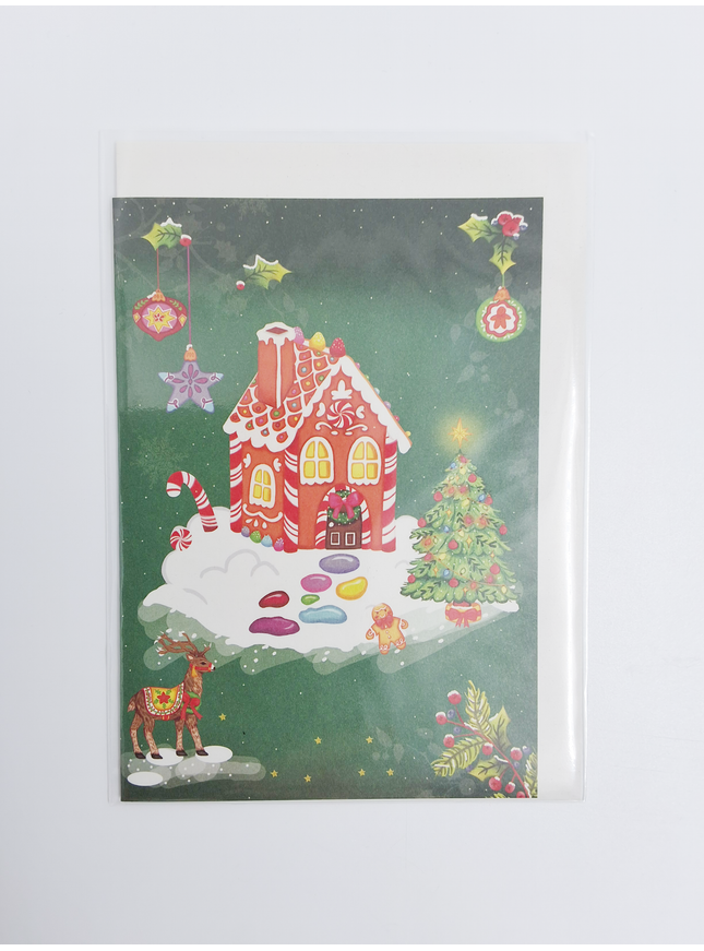 Candy house greeting card