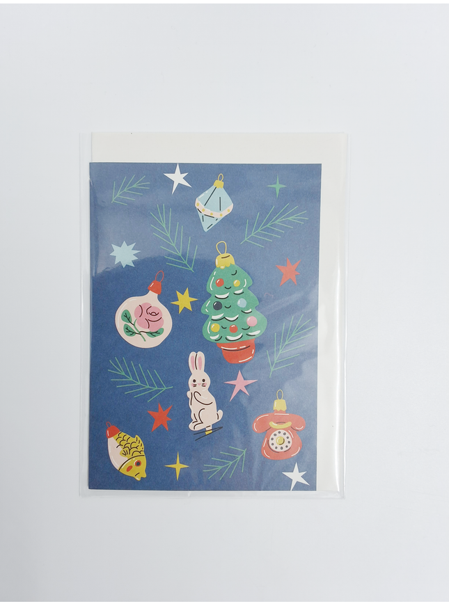 Greeting card retro images