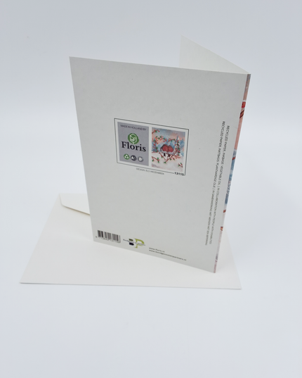 Wenskaart duo vogeltjes