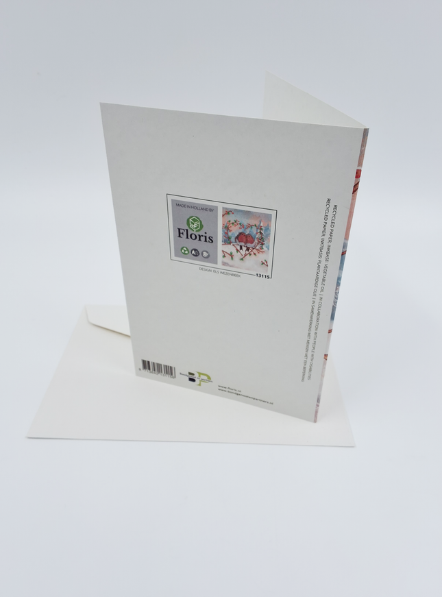 Wenskaart duo vogeltjes