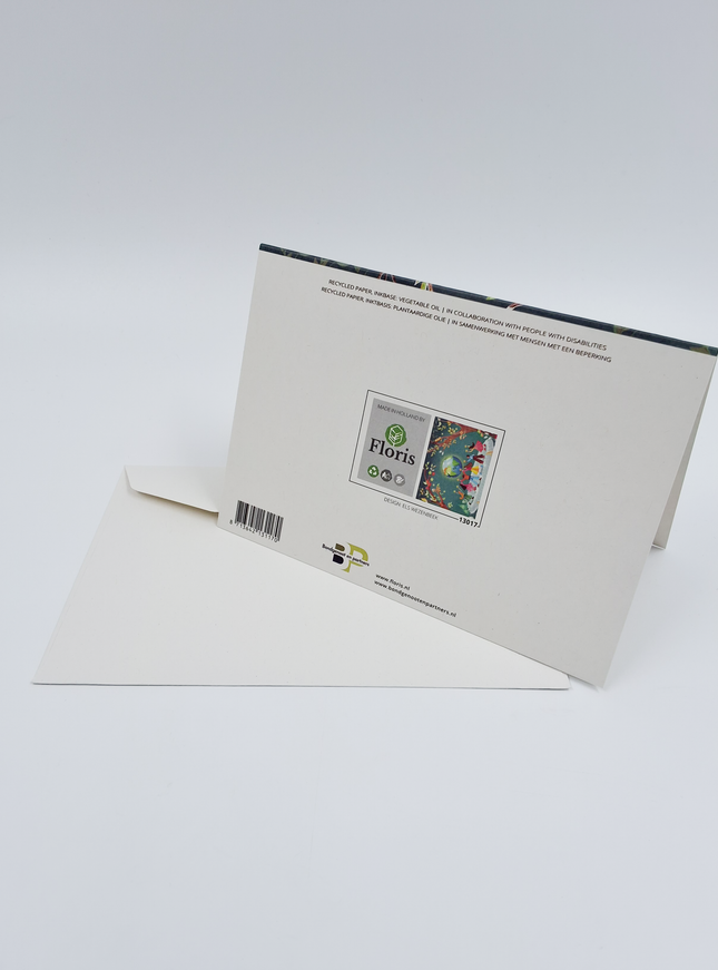 wenskaart wereldbol en kinderen