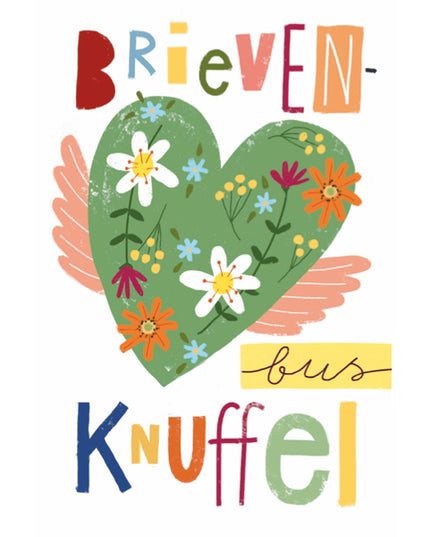 Wenskaart brievenbus knuffel