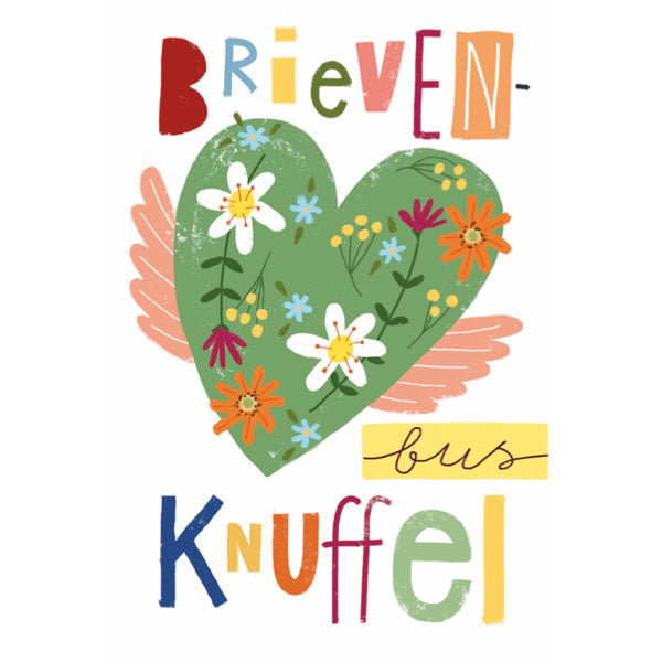 Wenskaart brievenbus knuffel