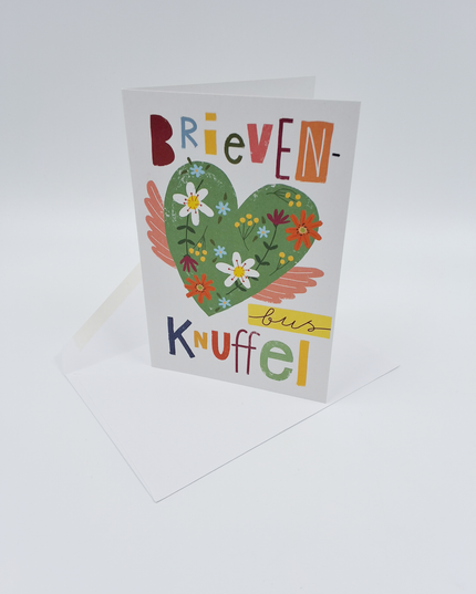 Wenskaart brievenbus knuffel