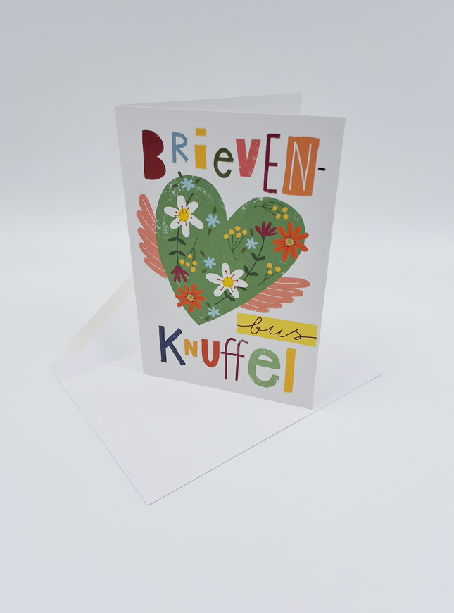Wenskaart brievenbus knuffel