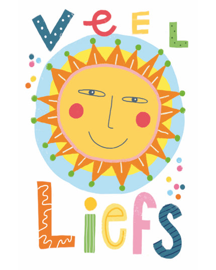 Wenskaart veel liefs