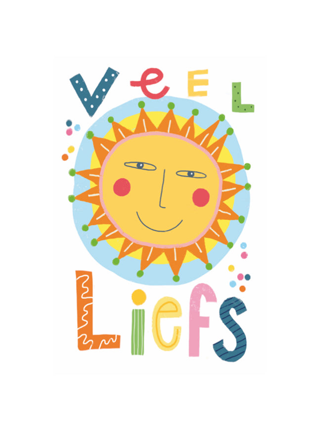 Wenskaart veel liefs