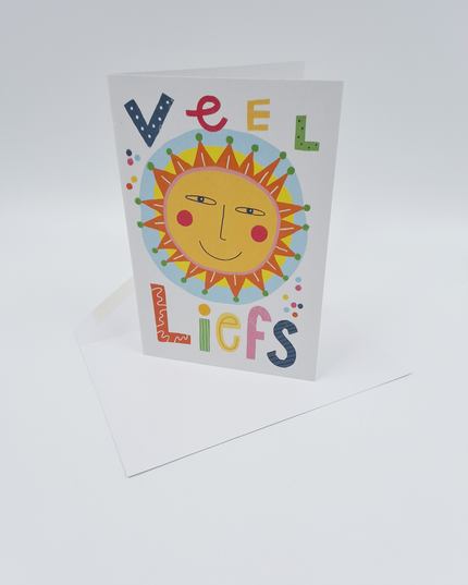 Wenskaart veel liefs