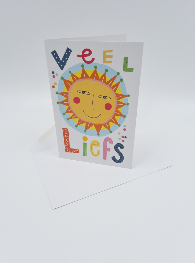 Wenskaart veel liefs