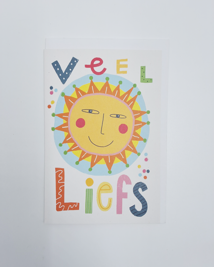 Wenskaart veel liefs