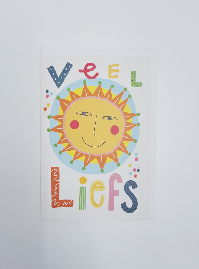 Wenskaart veel liefs