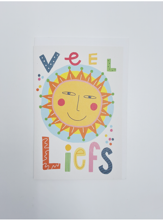 Wenskaart veel liefs