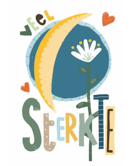 Wenskaart veel sterkte