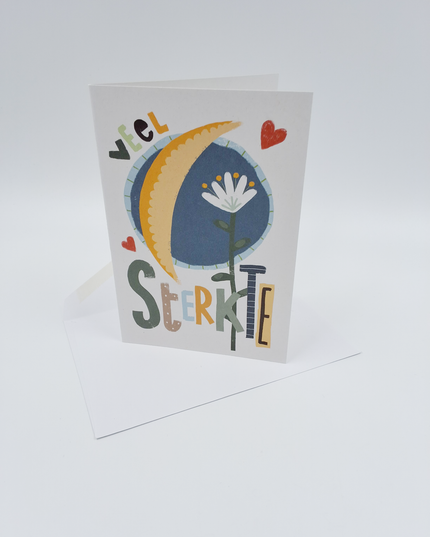 Wenskaart veel sterkte